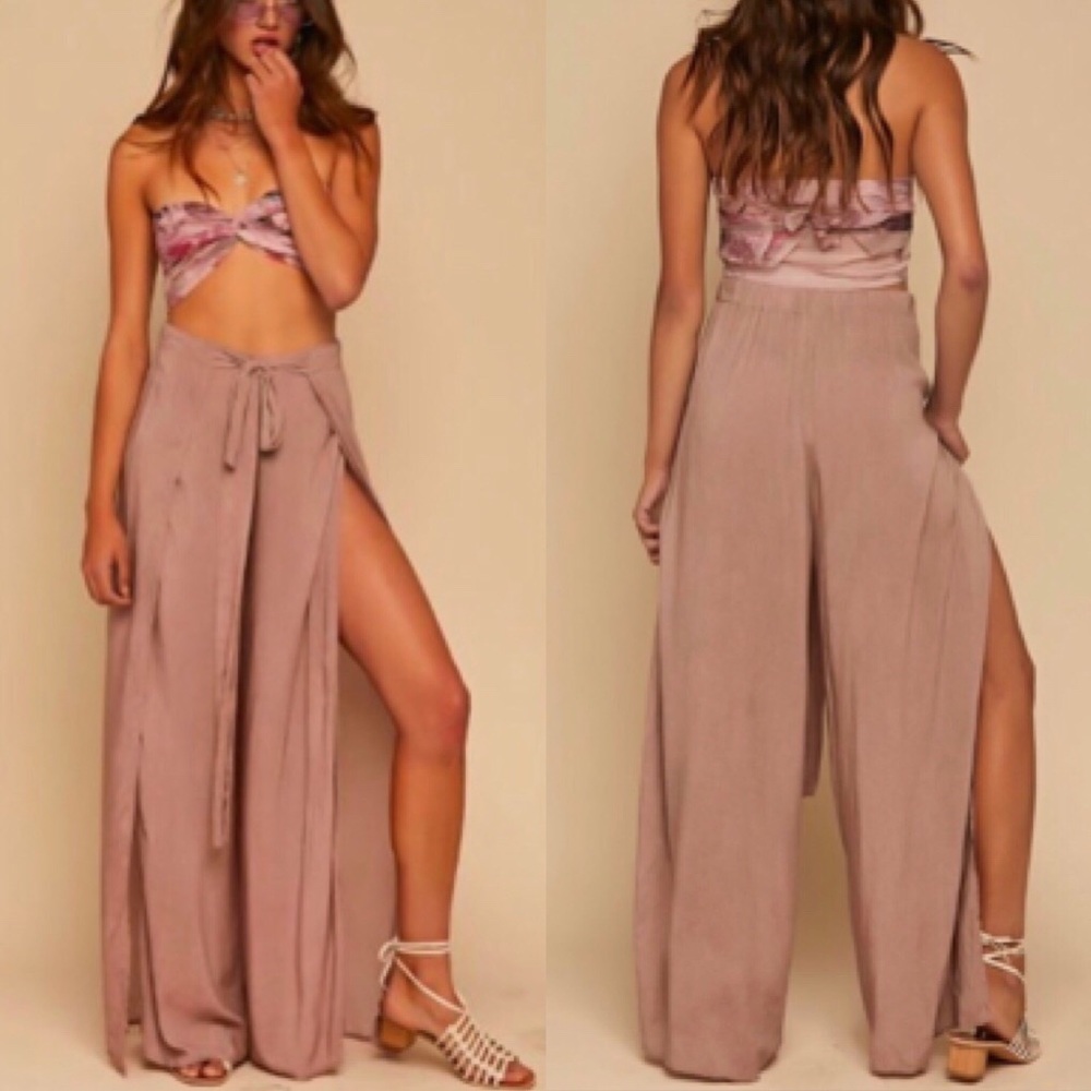 Palazzo Wrap Pants - Picture 6 of 6